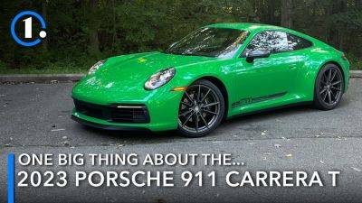 One Big Thing About The 2023 Porsche 911 Carrera T: The 100-Year Car - motor1.com - state Michigan - city Ann Arbor, state Michigan