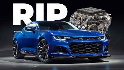 Chevy Has Built The Last Camaro ZL1's Supercharged LT4 Engine - motor1.com - county Green - state Kentucky