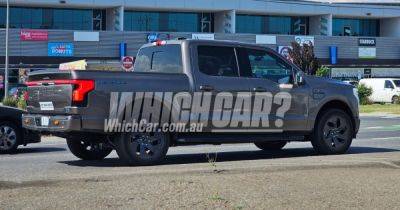 Electric Ford F-150 Lightning spied in Melbourne