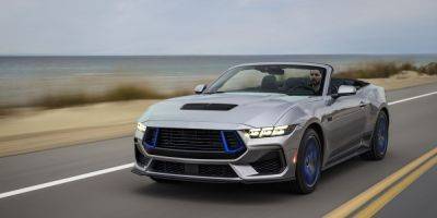 Ford - 2024 Ford Mustang GT California Special Boasts Rave Blue Bits - caranddriver.com - state California