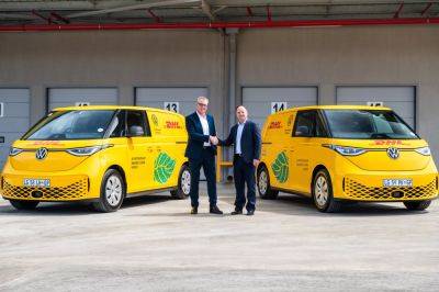 Volkswagen South Africa and DHL join forces to showcase the all-electric ID. Buzz in SA