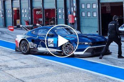Ford - WATCH: Ford Mustang GT3 Sounds Ferocious During Misano Shakedown - carbuzz.com - Italy