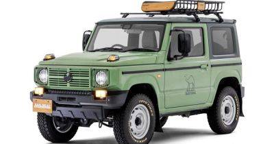 This kit turns your Suzuki Jimny into a baby G-Wagen