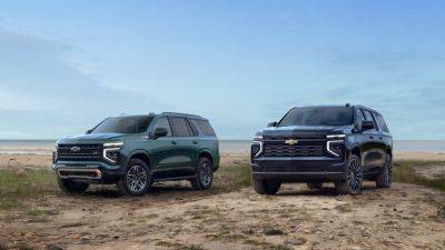 2025 Chevy Tahoe and Suburban revealed with big updates, really big wheels - autoblog.com