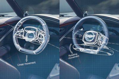 Genesis Creating Folding Steering Wheel For Maximum Driver Comfort