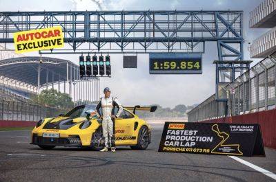Porsche and Autocar India set new production car lap records at BIC