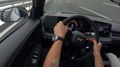 Watch The Hyundai Ioniq 5 N Hit 144 MPH On A Banked Turn