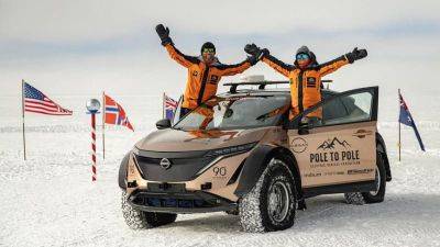 An EV completed the first-ever drive from magnetic North Pole to South Pole - autoblog.com - Poland - Scotland - Iceland