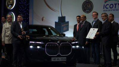 Vikram Pawah - BMW 7 Series wins Premium Car award 2024 by ICOTY - indiatoday.in - India - Germany