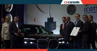 Vikram Pawah - BMW 7 Series wins Premium Car of the Year at ICOTY 2024 - carwale.com - India