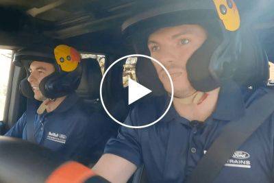 WATCH: Max Verstappen And Sergio Perez Test Their Offroading Skills in Ford Bronco Raptor