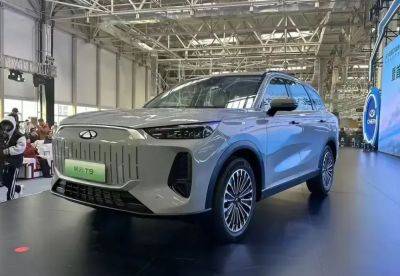 Chery Fengyun T9 plug-in hybrid SUV rolled off production line in China