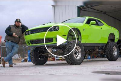 Watch: Dodge Challenger Hellcat Converted Into An Off-Road Monster - carbuzz.com