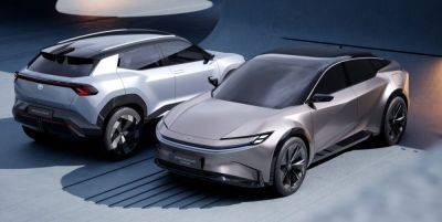 Toyota’s Latest EV Concepts Include Small SUV, High-Riding Sedan