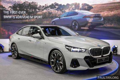2024 BMW i5 launched in Malaysia – G60 5 Series EV debuts with eDrive40 variant, 340 hp, 582 km; RM420k - paultan.org - Malaysia