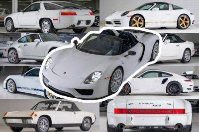 Incredible All-White Porsche Collection Sells For Nearly $30 Million - carbuzz.com - city Abu Dhabi