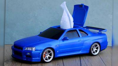 Cry Into This R34 Nissan Skyline GT-R Tissue Box If You Can’t Afford the Real Thing