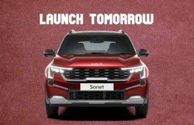 Kia - Kia Sonet Facelift Launch Tomorrow - cardekho.com - county Ada