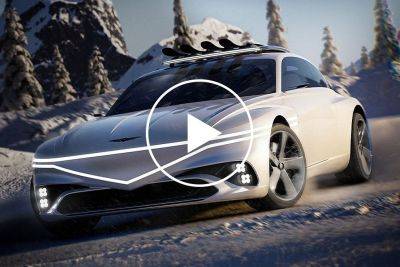 Genesis X Snow Speedium Concept Arrives With Special Paint And Ski Rack - carbuzz.com - Switzerland