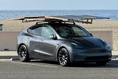 Tesla Model Y Owner Makes Own Solar Roof That Adds 20 Miles Daily - carbuzz.com - county Ocean