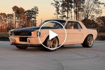 Ford - Vintage Widebody Ford Mustang Gets Coyote V8 Heart Transplant In A Shed - carbuzz.com