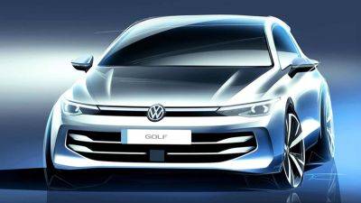 Volkswagen Golf - 2025 Volkswagen Golf Sketches Hint At Imminent Arrival - motor1.com - China - Germany - city Las Vegas - Russia - Ukraine - Volkswagen