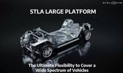 New STLA Large Platform From Stellantis Claimed to be Better than ICE Predecessors
