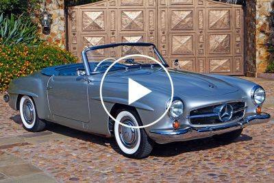 Experimental 1954 Mercedes-Benz 190SL Has A History Worth Paying For - carbuzz.com - Britain