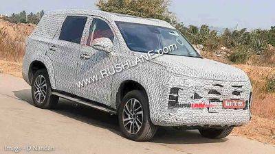 Ford Endeavour - 2024 MG Gloster Facelift Spied Ahead Of Launch – New Front And Rear - rushlane.com - Australia - New Zealand