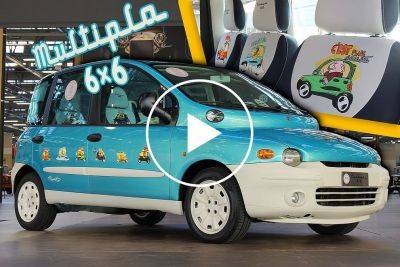 Fiat Multipla 6x6 One-Off Revealed As Tribute To World's Ugliest Car - carbuzz.com - Italy