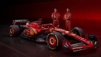 Lewis Hamilton - Charles Leclerc - Carlos Sainz - Ferrari SF-24: Maranello’s New F1 Racer Breaks Cover - thedrive.com