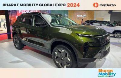 Check Out The Emerald Green Tata Harrier EV Concept In These 5 Images