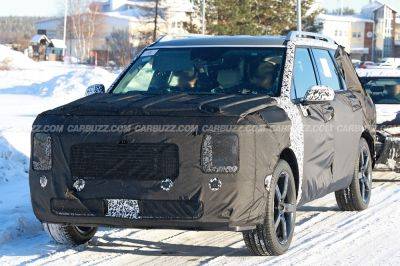 "Next-Level" Hyundai Palisade Spied Inside And Out For The First Time - carbuzz.com - Sweden - Santa Fe
