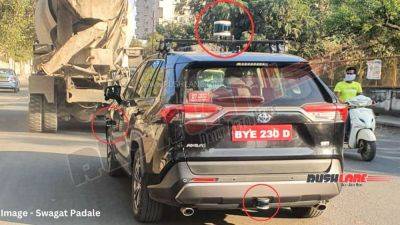 Toyota RAV4 Spied With LiDAR – ARAI Testing Self-Driving Cars For Indian Conditions?