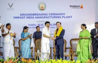 VinFast Moves Closer To India Debut, Begins Construction Of EV Manufacturing Plant In Tamil Nadu - cardekho.com - India - Vietnam