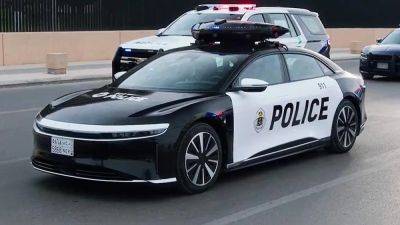 Lucid Air electric car given police treatment in Saudi Arabia - drive.com.au - Usa - Saudi Arabia - Australia - state Arizona