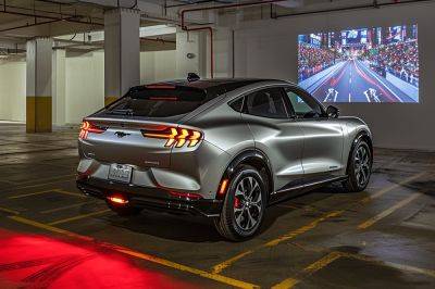 Future Fords Will Have Built-In Projectors So Passengers Can Game While Waiting For The Car To Charge