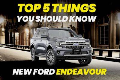 Ford Endeavour - New Ford Endeavour (Everest) Spied On Indian Roads: Top 5 Things You Should Know - zigwheels.com - Usa - India - Australia