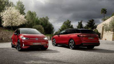 VW ID.3 GTX and ID.7 GTX Tourer debut as a hot hatch and wagon for Europe - autoblog.com - Volkswagen