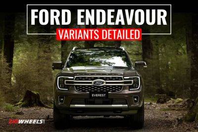 Ford Endeavour - A Look At Ford Endeavour And Its 4 Variants In Australia - zigwheels.com - India - Australia