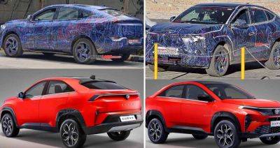Mahindra XUV Coupe Vs Tata Curvv – Spy Shots Reveal Design Differences