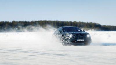 Mercedes-AMG shows upcoming standalone EV playing in the snow - autoblog.com