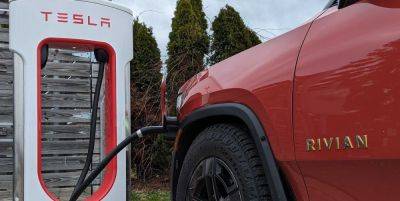 Rivians Can Now Use Tesla's Superchargers, Adapters Arriving in April - caranddriver.com