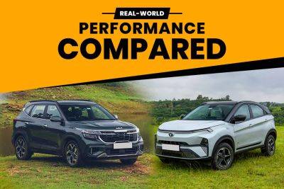 Kia - Tata Nexon EV vs Kia Seltos: Real-world Performance Compared - zigwheels.com - India