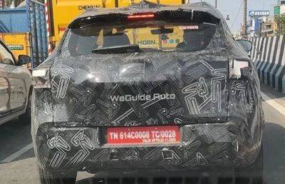 Nissan Magnite - Nissan Magnite Facelift Spied Testing For The First Time - cardekho.com - India