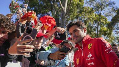 Sainz returns to F1 racing in Australia after appendix surgery
