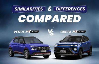 Hyundai Venue N Line vs Hyundai Creta N Line: Similarities And Differences Compared - cardekho.com - India