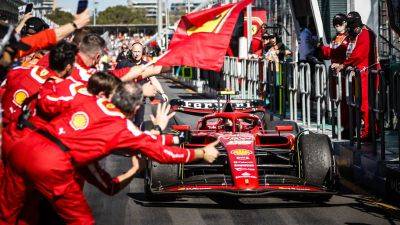 Carlos Sainz wins F1 Australian GP in Ferrari 1-2