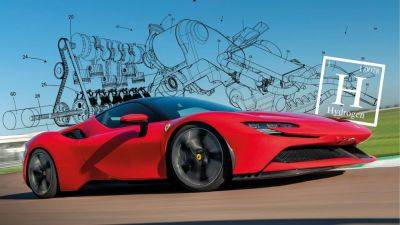 Ferrari Wants to Build an Upside-Down, Hydrogen, Twin-Supercharged Inline-Six - motor1.com - Usa - Eu
