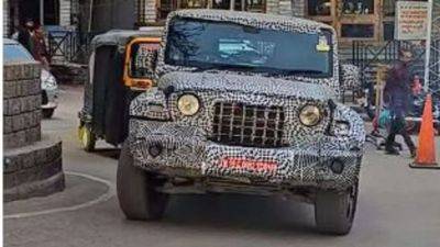 Mahindra Thar 5-door to get officially unveiled on 15th August - auto.hindustantimes.com